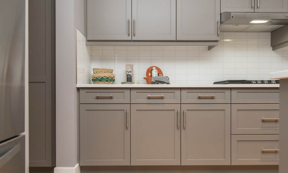 Gray Shaker Cabinets 8